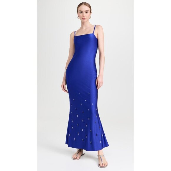 Baobab Cale Beaded Maxi Dress Cassiopea Blue Purple Womens Size Small - Picture 4 of 15